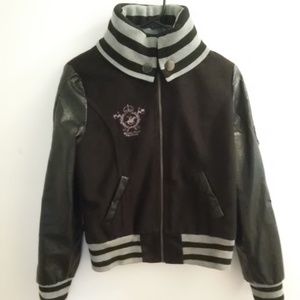 Beverly Hills Polo Club Black Bomber Jacket